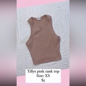Pink tank top